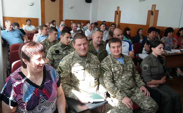 У Черкасах відзначили учасників антитерористичної операції