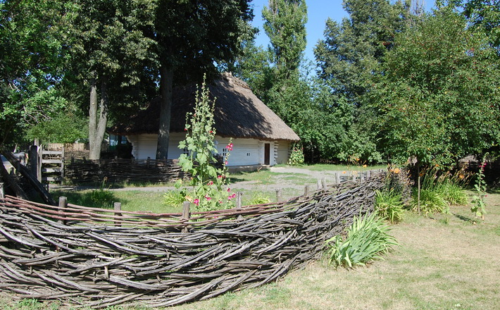 Україна. Село Моринці -хата Копія, де побачив світ Тарас Шевченко