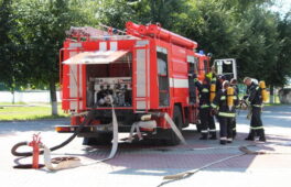 Рятувальники провели навчання на Центральному стадіоні