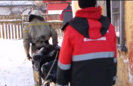 Під час пожежі ДСНСники врятували жінку (ВІДЕО)