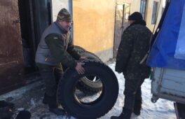 Солдат Більда дякує за допомогу черкаському автобату