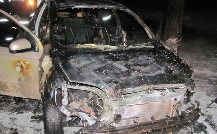 У Черкасах горів автомобіль