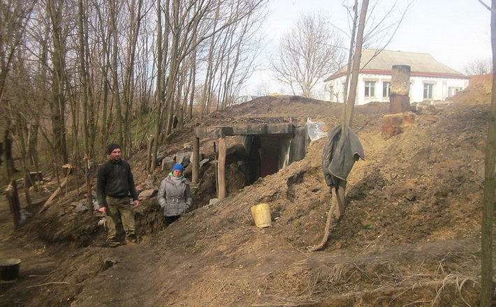 “Айдарівець” з Катеринопільщини провів зиму в землянці