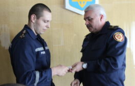 Чорнобаївський рятувальник нагороджений нагрудним знаком «За відзнаку в надзвичайній ситуації»