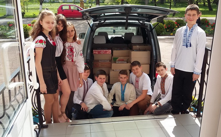 «Автомайдан-Черкаси» привітав артилеристів із Великоднем