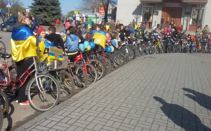 Золотоношею курсував масштабний благодійний велопробіг