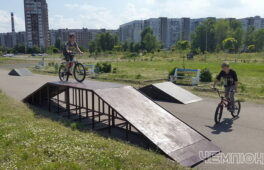 Для любителів велосипедного екстриму в Черкасах створили спеціальний майданчик
