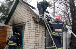 У Каневі рятувальники ліквідували пожежу в безгосподарчій споруді