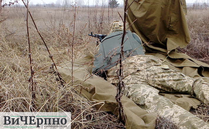 Черкаські військові влаштували стрільби на полігоні