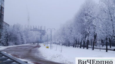 “Впала на землю паморозь” – Черкаси в полоні інею (фоторепортаж)