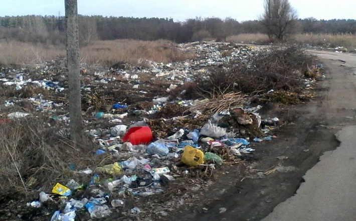 “І це ще не літо” – в соцмережі показали купи сміття у одному з сіл Черкаського району (ФОТО)