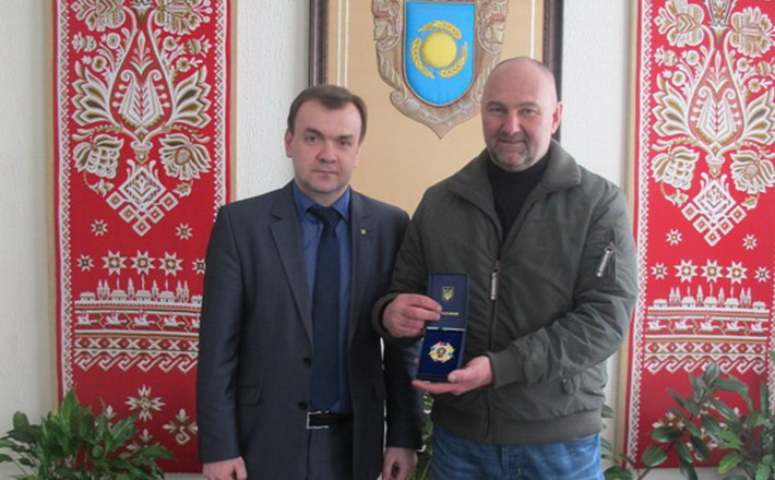 Черкаського героя – добровольця нагородили почесною відзнакою «Холодний Яр»