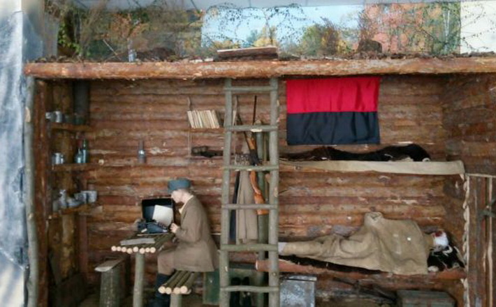 В Оршанці під Черкасами прикордонники відтворили у музеї криївку УПА
