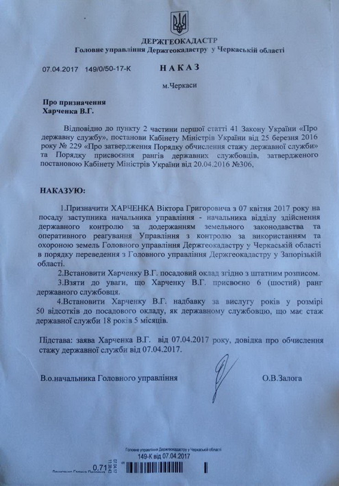 наказ