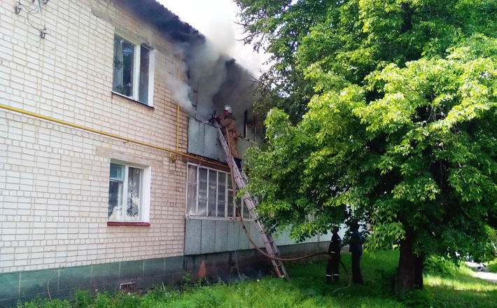 У Городищенському районі сталася пожежа в двохповерховому будинку