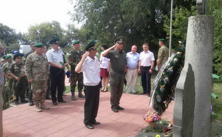 У Легедзиному урочисто вшанували пам’ять прикордонників, які загинули у боях в 1941 році