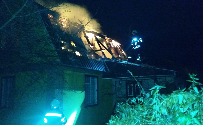 У Черкаському районі під час пожежі травмувався чоловік