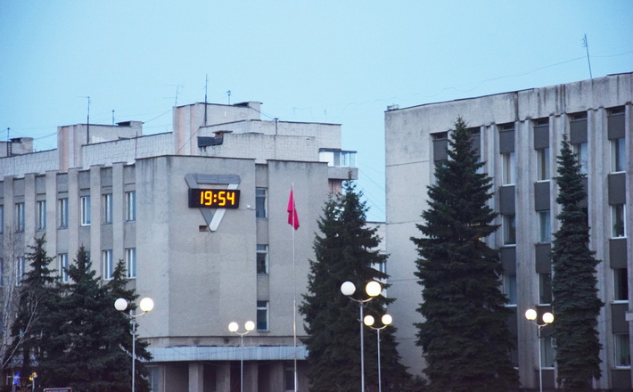 У центрі Сміли запрацював електронний годинник