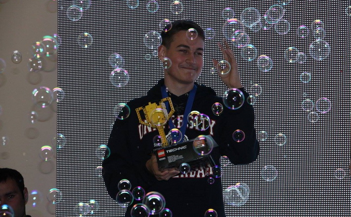 Учень гімназії № 9 виборов третє місце Всеукраїнської олімпіади з робототехніки