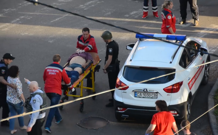 У соцмережі з’явилось відео затримання поліцією вбивці депутата