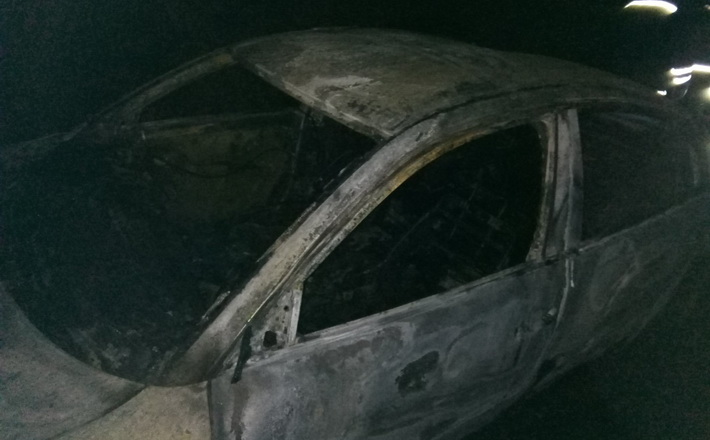 У Тальному спалили авто “свободівця”