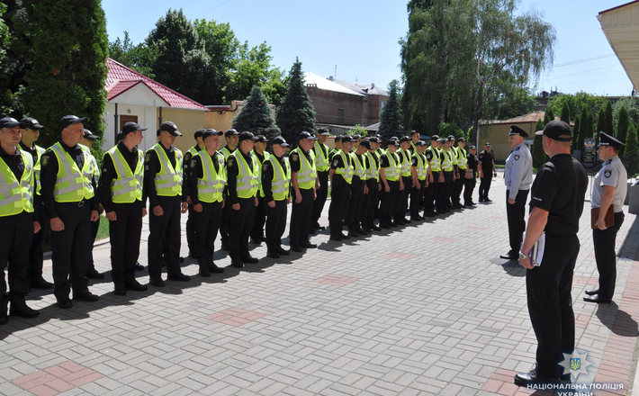 50 черкаських поліцейських допомагатимуть київським колегам під час матчів Ліги чемпіонів УЄФА