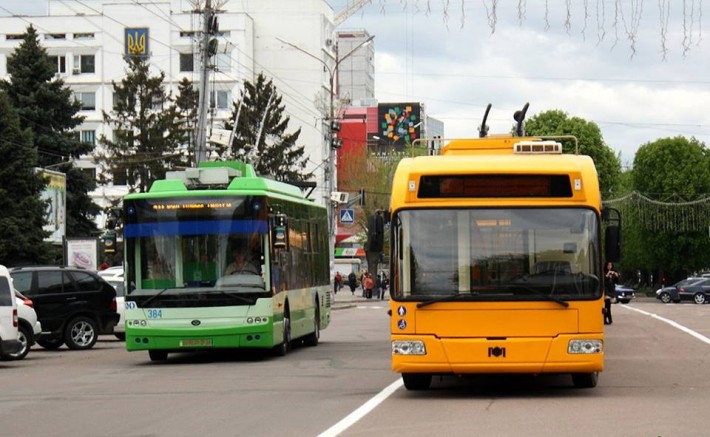 У Черкасах змінено рух тролейбусів на трьох маршрутах