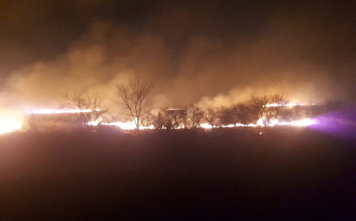 На Черкащині ледь не згоріло село (ФОТО, ВІДЕО)