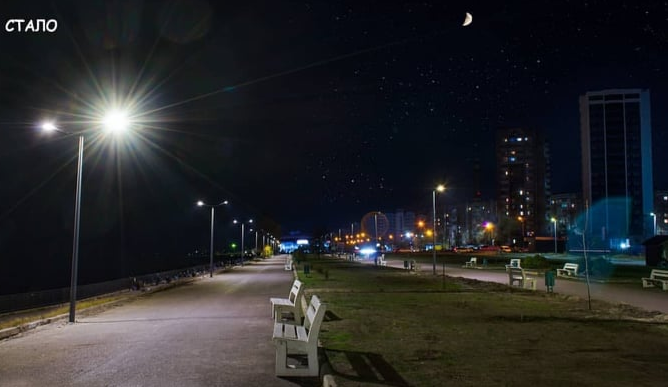 Черкаська набережна засяяла по-новому