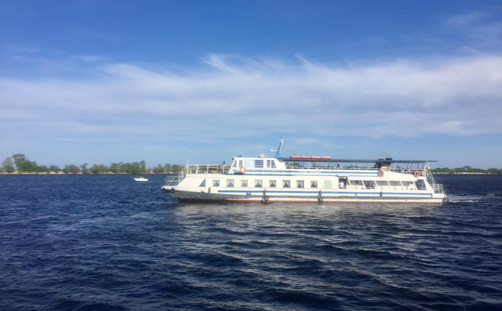 У Черкасах відновлюють річкові прогулянки на теплоході