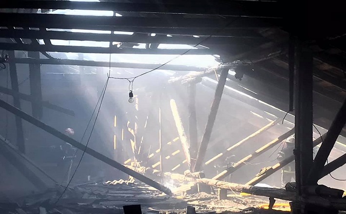 У Звенигородському районі сталася масштабна пожежа