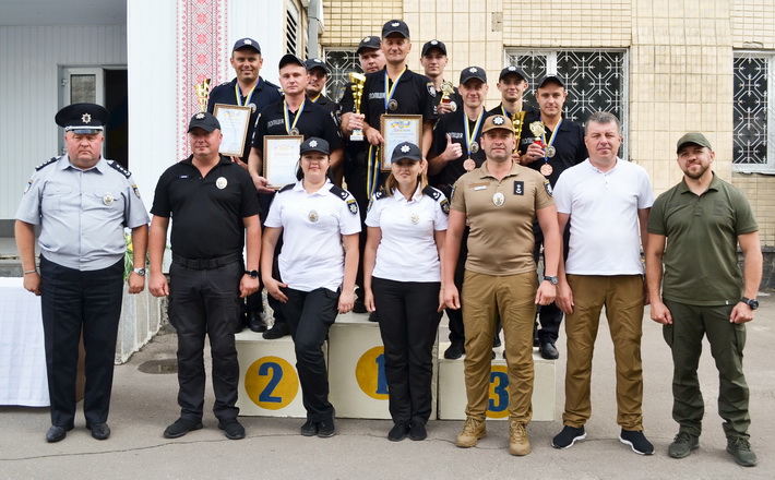На змаганнях із багатоборства черкаські поліцейські охорони вибороли “срібло”