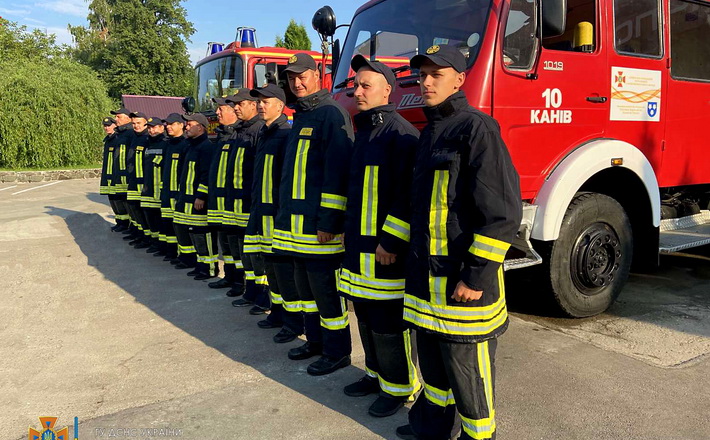 Канівські рятувальники отримали благодійну допомогу від німецьких колег