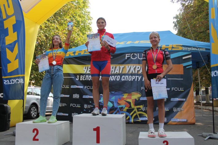 Черкаська велосипедистка виборола «золото» Чемпіонату України