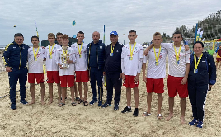 Черкаська збірна команда школярів посіла перше місце у ІІ Всеукраїнських пляжних іграх