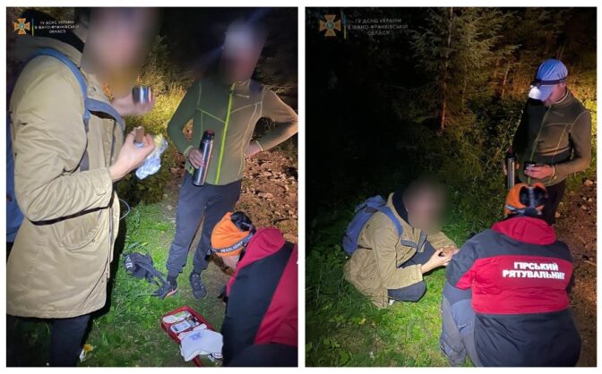 У лісі на Івано-Франківщині відшукали черкащанина, який заблукав