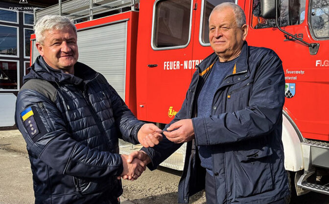 Рятувальники Звенигородщини отримали новий пожежний автомобіль