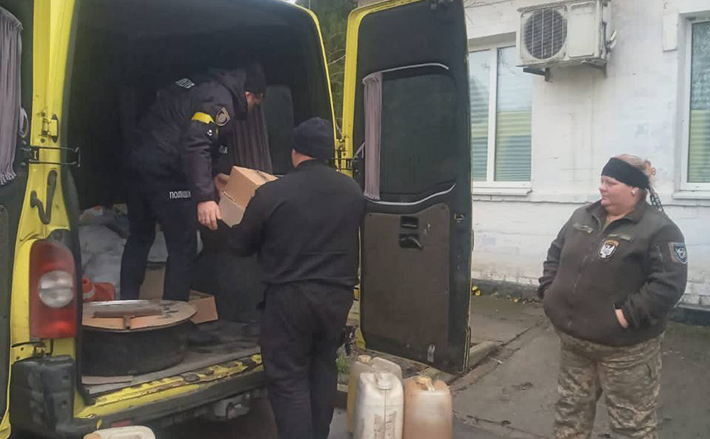 Правоохоронці Черкащини відправили продукти на Херсонщину