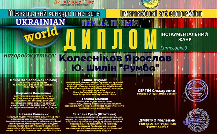 Черкаські музиканти стали призерами творчих конкурсів