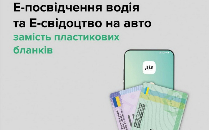 Уже незабаром Е-посвідчення водія зможе повністю замінити пластикове