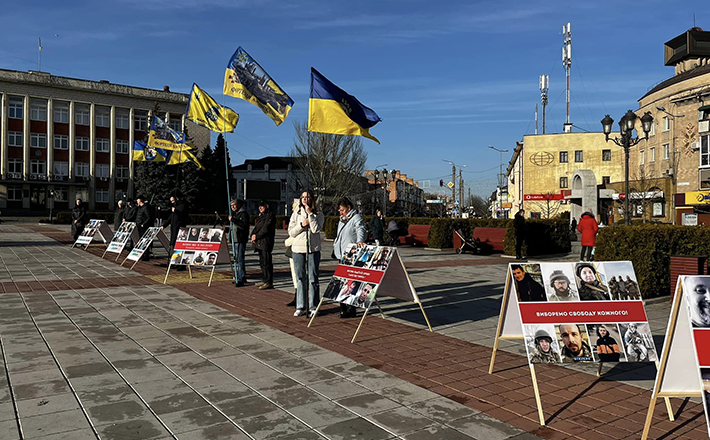 На підтримку захисників «Азовсталі» в Умані пройшов мітинг