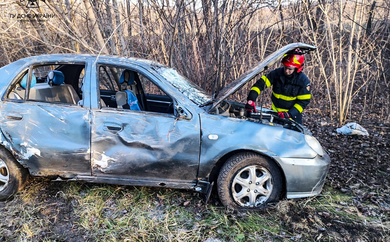У ДТП на Черкащині постраждали три людини