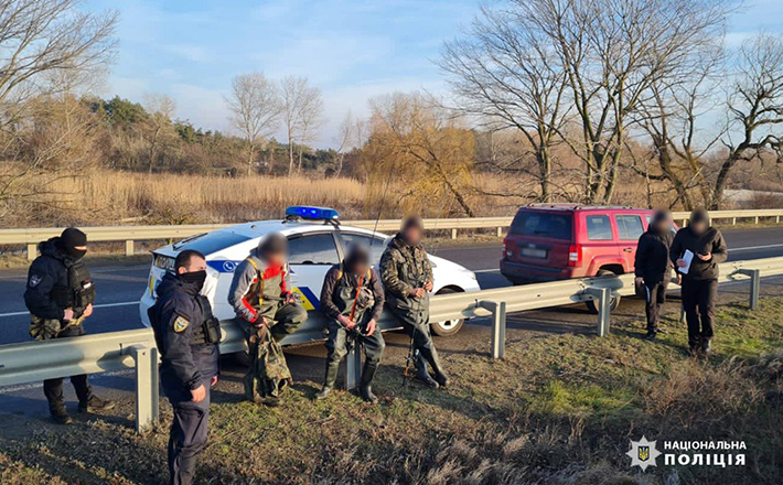 В області правоохоронці затримали шістьох браконьєрів