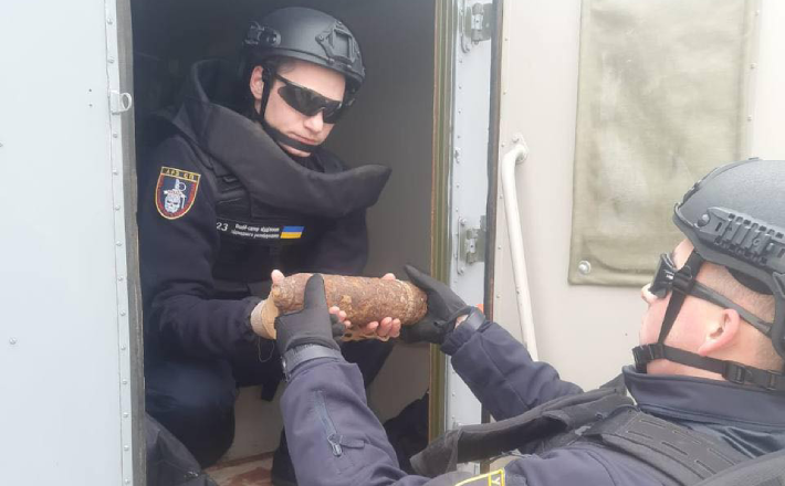 На одному із черкаських пляжів знайшли снаряд часів Другої світової війни