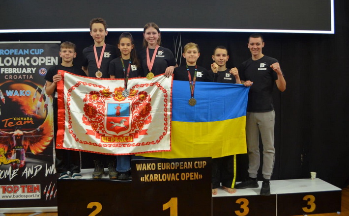 Черкаські кікбоксери стали призерами та чемпіонами Кубку Європи