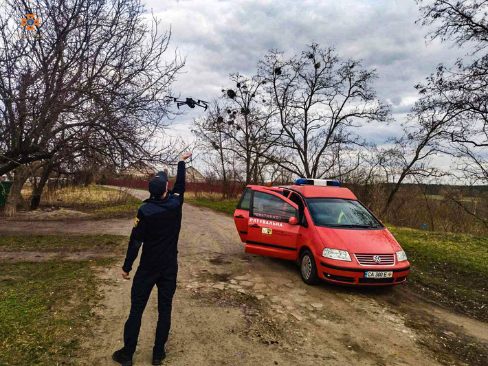 На Золотоніщині за допомогою аеророзвідки зафіксували спалювання сухої рослинності