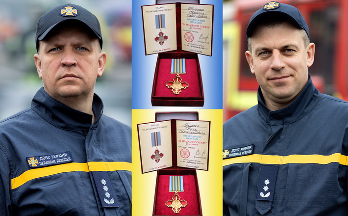 Президент вручив нагороди двом працівникам ЧІПБ (ФОТО)