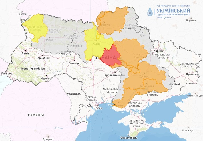 Знову оголошено III рівень небезпеки затоплення на Черкащині