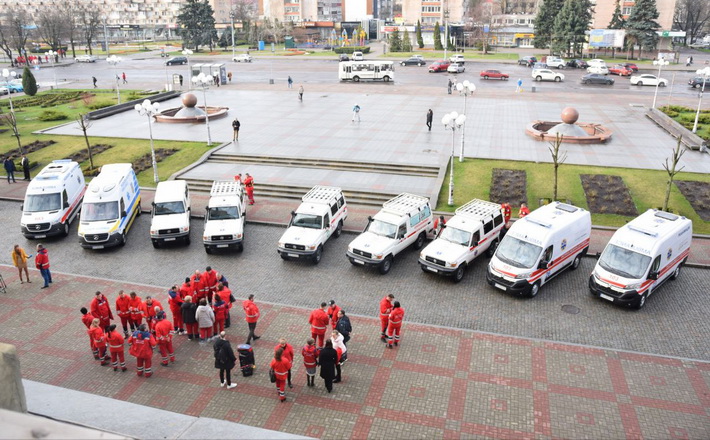 Обласна “екстренка” отримала дев’ять новеньких автомобілів (ФОТО)