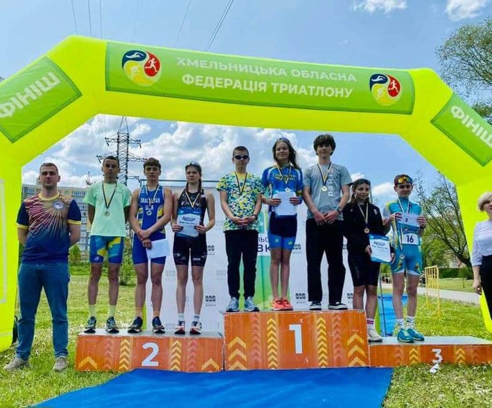 Черкаські триатлоністи вибороли призові місця на Чемпіонаті України